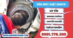 Sửa máy giặt Sanyo - Điện lạnh Anh Thắng