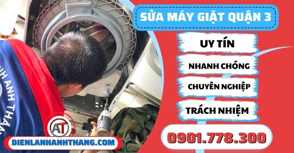 Sửa máy giặt quận 3 - Điện lạnh Anh Thắng