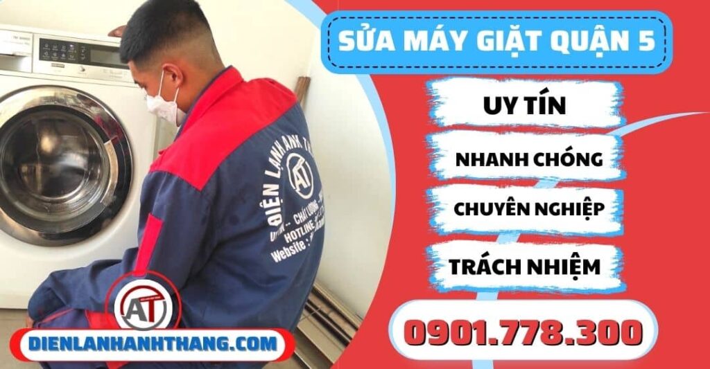 Sửa máy giặt quận 5 - Điện lạnh Anh Thắng