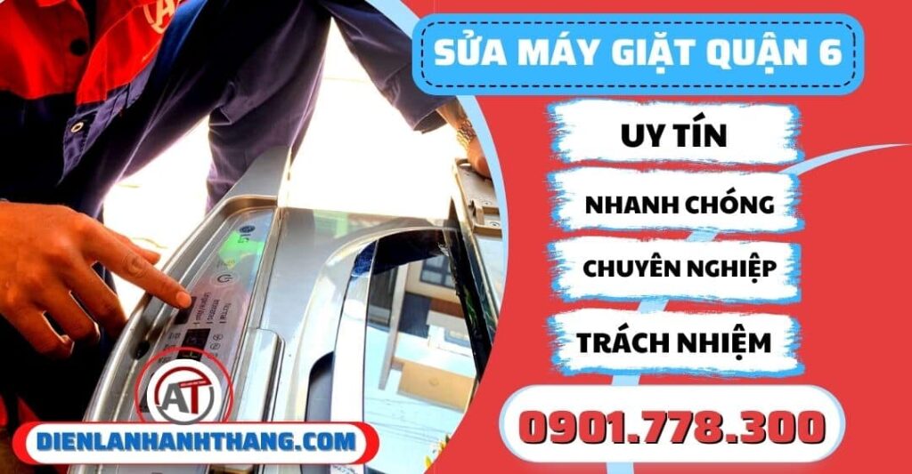 Sửa máy giặt quận 6 - Điện lạnh Anh Thắng
