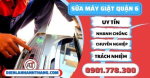 Sửa máy giặt quận 6 - Điện lạnh Anh Thắng