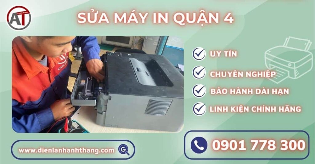 Sửa máy in quận 4 Điện lạnh Anh Thắng