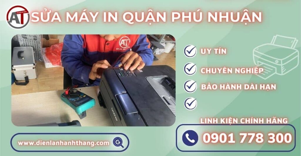 Sửa máy in quận Phú nhuận Điện lạnh Anh Thắng