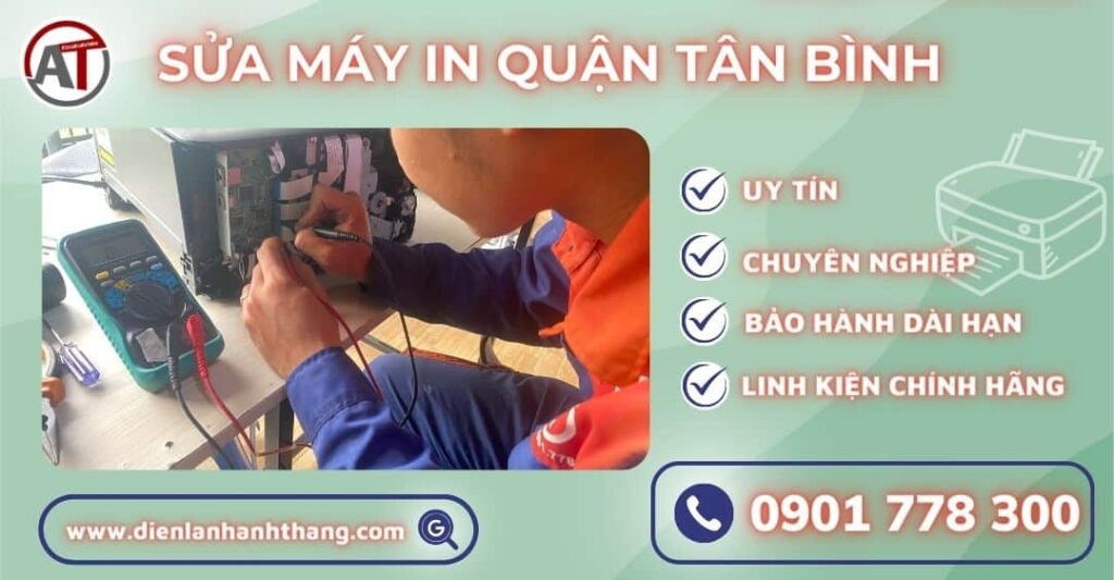 Sửa máy in quận Tân Bình Điện lạnh Anh Thắng