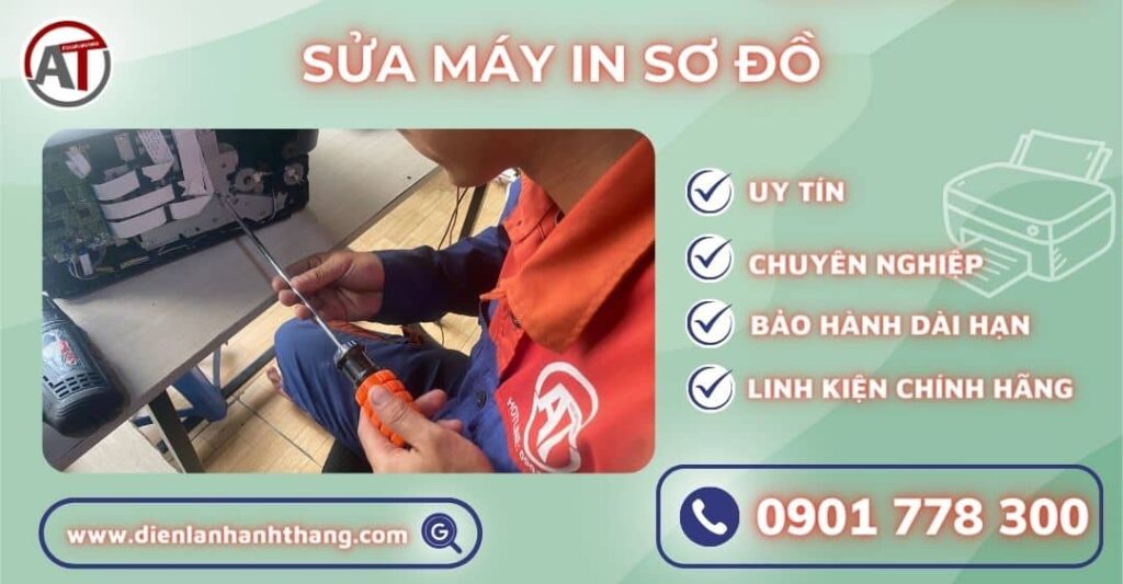 Sửa máy in sơ đồ Điện lạnh Anh Thắng