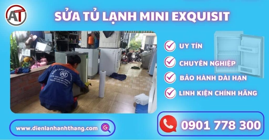 Sửa tủ lạnh mini Exquisit Điện lạnh Anh Thắng