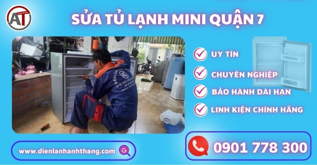 Sửa tủ lạnh mini quận 7 Điện lạnh Anh Thắng