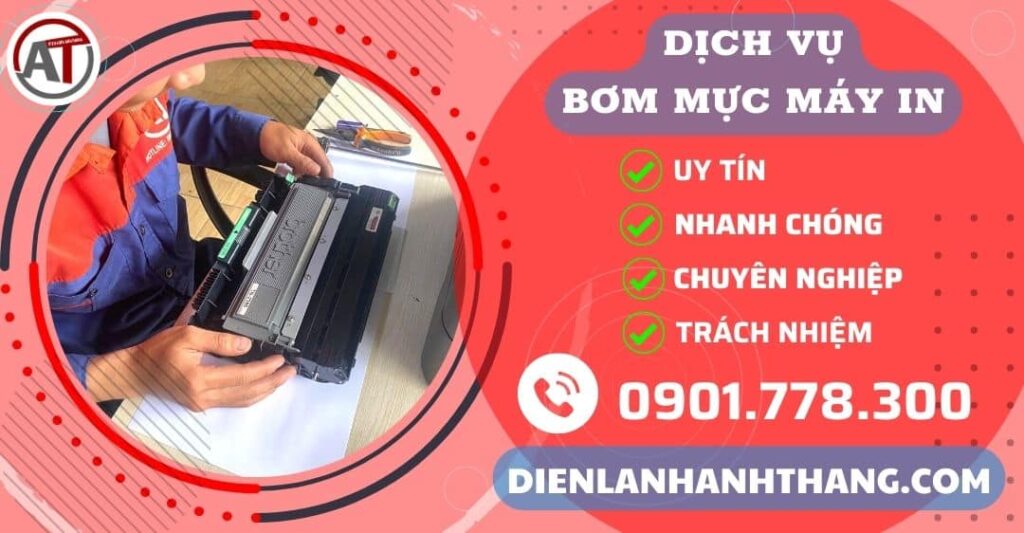 Trung tâm bơm mực máy in Điện lạnh Anh Thắng