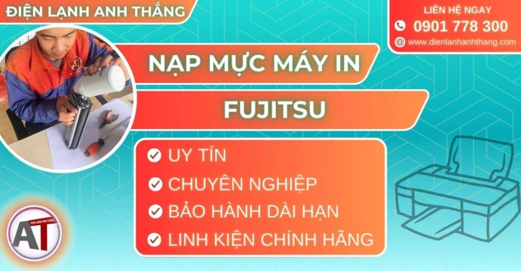 Nạp mực máy in Fujitsu Điện lạnh Anh Thắng