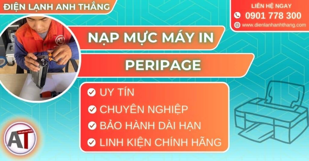 Nạp mực máy in Peripage Điện lạnh Anh Thắng
