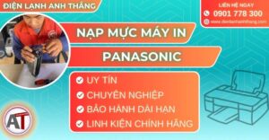 Nạp mực máy in Panasonic Điện lạnh Anh Thắng