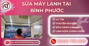 Sửa máy lạnh tại Bình phước Điện lạnh Anh Thắng