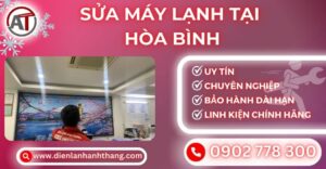 Sửa máy lạnh tại Hoà bình Điện lạnh Anh Thắng