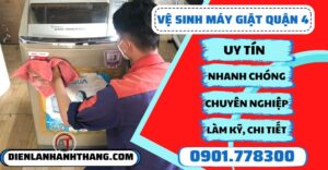 Vệ sinh máy giặt quận 4 - Điện lạnh Anh Thắng