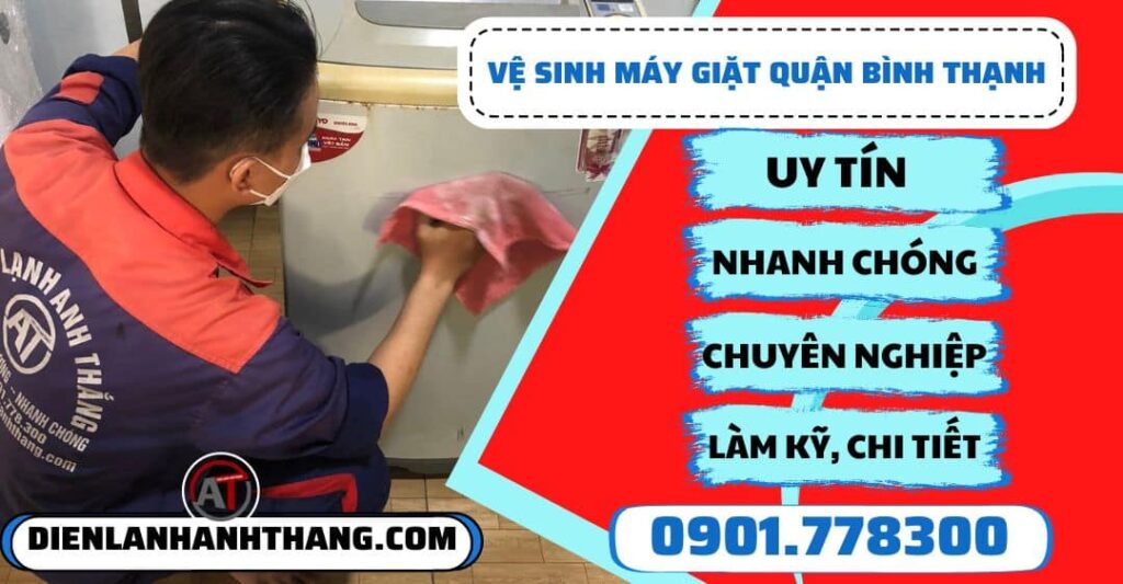 Vệ sinh máy giặt quận bình thạnh - Điện lạnh Anh Thắng