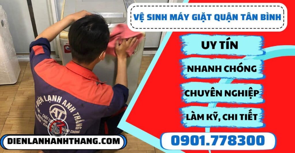 Vệ sinh máy giặt quận tân bình - Điện lạnh Anh Thắng
