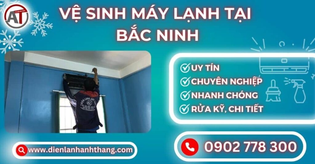 Vệ sinh máy lạnh tại Bắc ninh Điện lạnh Anh Thắng