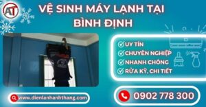 Vệ sinh máy lạnh tại Bình định Điện lạnh Anh Thắng