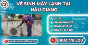 Vệ sinh máy lạnh tại Hậu giang Điện lạnh Anh Thắng