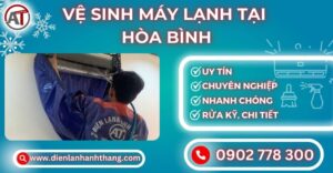 Vệ sinh máy lạnh tại Hoà bình Điện lạnh Anh Thắng