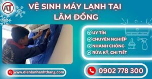 Vệ sinh máy lạnh tại Lâm đồng Điện lạnh Anh Thắng