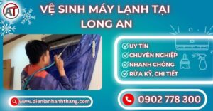 Vệ sinh máy lạnh tại Long an Điện lạnh Anh Thắng