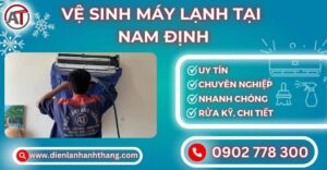 Vệ sinh máy lạnh tại Nam định Điện lạnh Anh Thắng