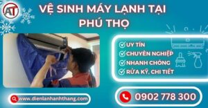 Vệ sinh máy lạnh tại Phú thọ Điện lạnh Anh Thắng