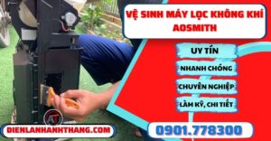 vệ sinh máy lọc không khí Aosmith Điện lạnh Anh Thắng