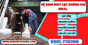 vệ sinh máy lọc không khí Ideal Điện lạnh Anh Thắng