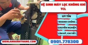 vệ sinh máy lọc không khí TCL Điện lạnh Anh Thắng