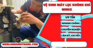 vệ sinh máy lọc không khí Winix Điện lạnh Anh Thắng