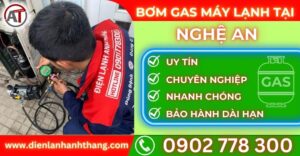 Bơm gas máy lạnh tại Nghệ an Điện lạnh Anh Thắng
