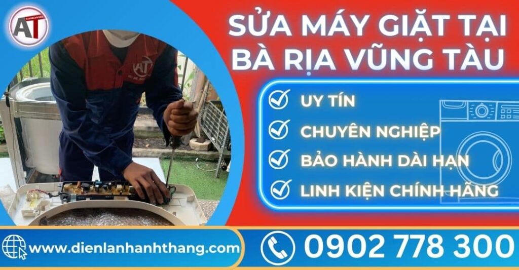 Sửa máy giặt tại Bà rịa vũng tàu Điện lạnh Anh Thắng
