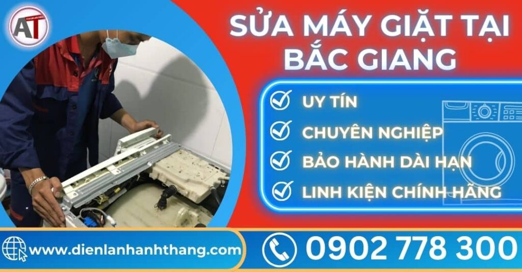 Sửa máy giặt tại Bắc giang Điện lạnh Anh Thắng