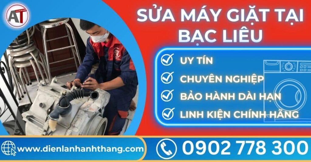 Sửa máy giặt tại Bạc liêu Điện lạnh Anh Thắng