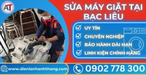 Sửa máy giặt tại Bạc liêu Điện lạnh Anh Thắng