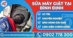 Sửa máy giặt tại Bình định Điện lạnh Anh Thắng