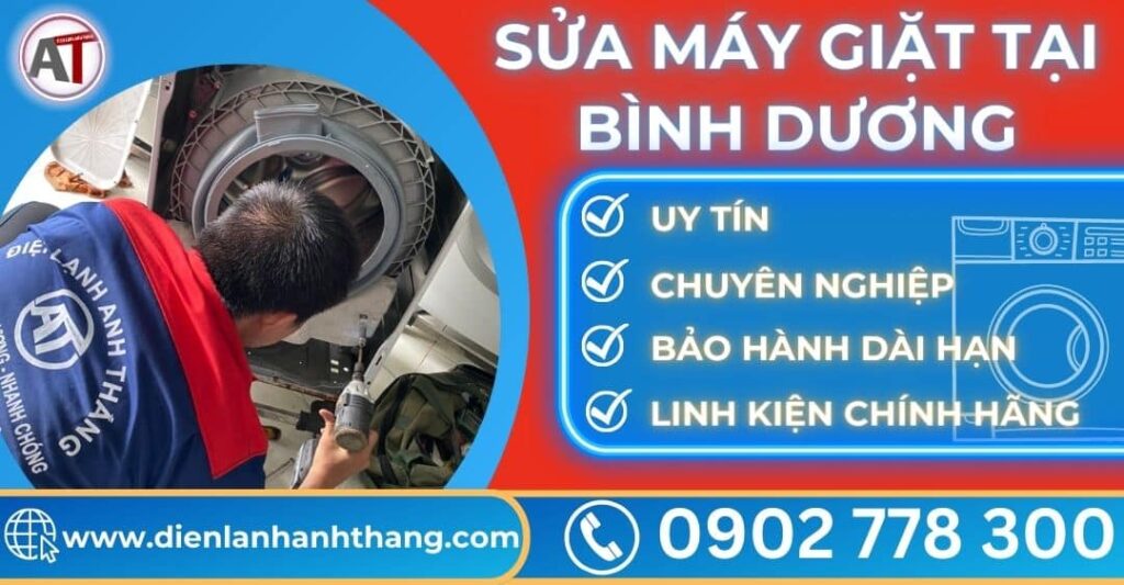 Sửa máy giặt tại Bình dương Điện lạnh Anh Thắng