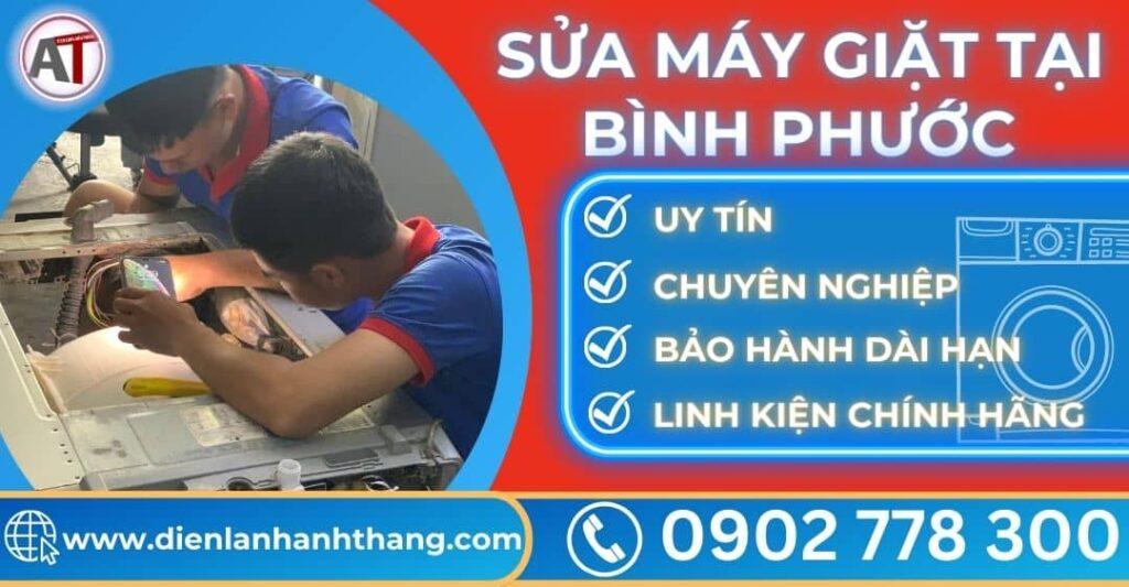 Sửa máy giặt tại Bình phước Điện lạnh Anh Thắng