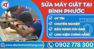 Sửa máy giặt tại Bình phước Điện lạnh Anh Thắng