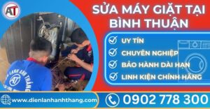 Sửa máy giặt tại Bình thuận Điện lạnh Anh Thắng