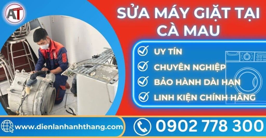 Sửa máy giặt tại Cà mau Điện lạnh Anh Thắng