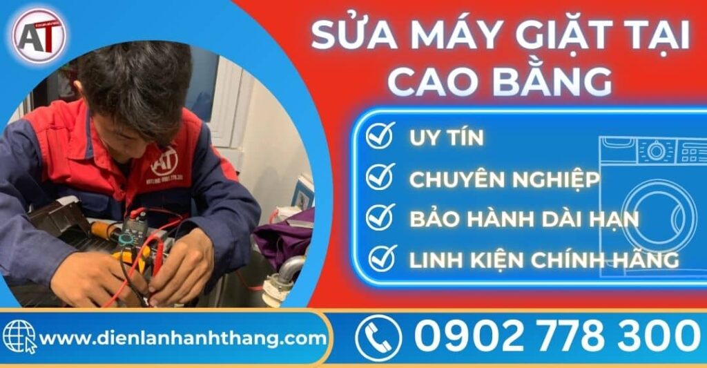 Sửa máy giặt tại Cao bằng Điện lạnh Anh Thắng