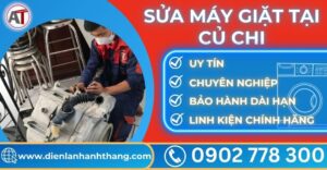 Sửa máy giặt tại Củ chi Điện lạnh Anh Thắng