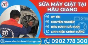 Sửa máy giặt tại Hậu giang Điện lạnh Anh Thắng