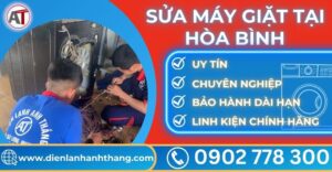 Sửa máy giặt tại Hòa bình Điện lạnh Anh Thắng