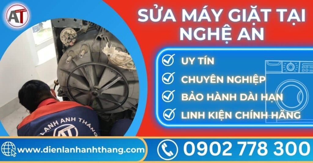 Sửa máy giặt tại Nghệ an Điện lạnh Anh Thắng