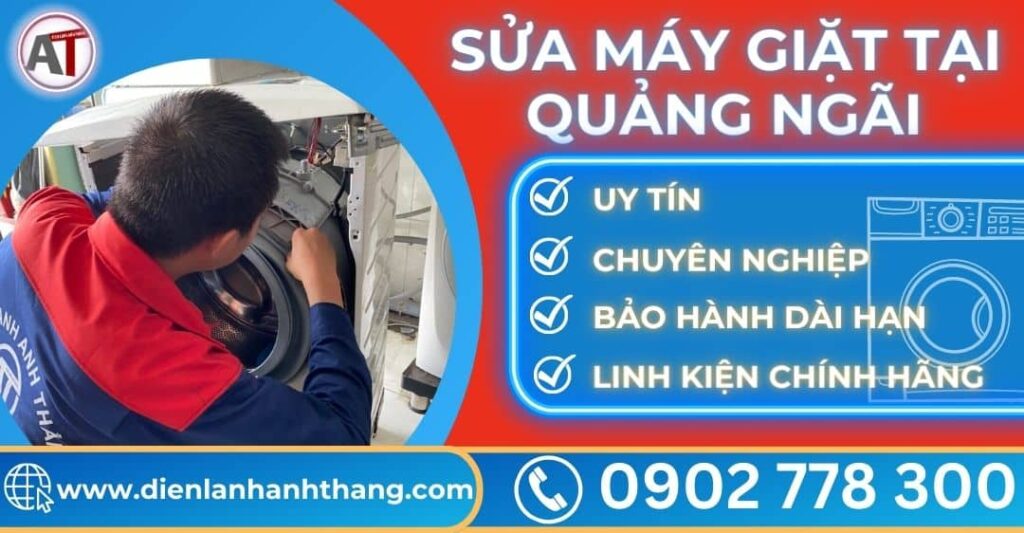 Sửa máy giặt tại Quảng ngãi Điện lạnh Anh Thắng