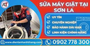 Sửa máy giặt tại Sơn la Điện lạnh Anh Thắng